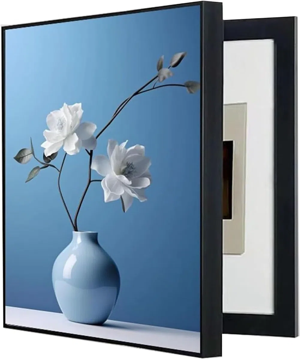 Coperchio Contatori Scatola Contatore Elettrico Elettrico Parete Decorativa Copri Quadro Elettrico Pannello Interruttore per Casa Hotel for Nascondere Quadri,04,60x80cm