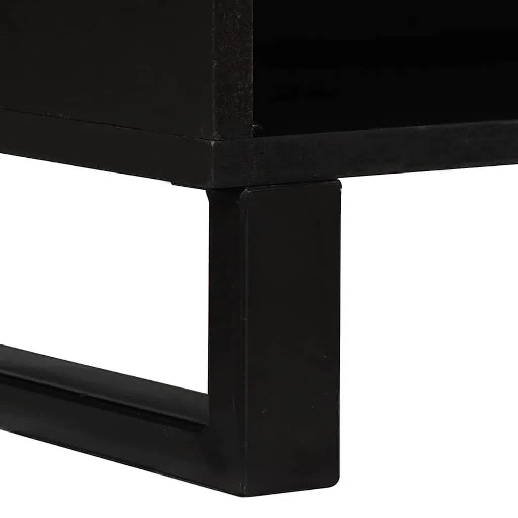 Mobile TV basso in legno di noce, 80 x 33 x 46 cm